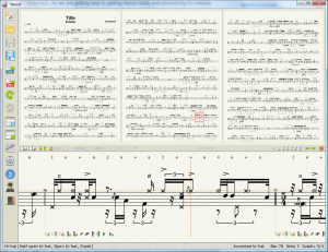 Screenshot of Aered's interface